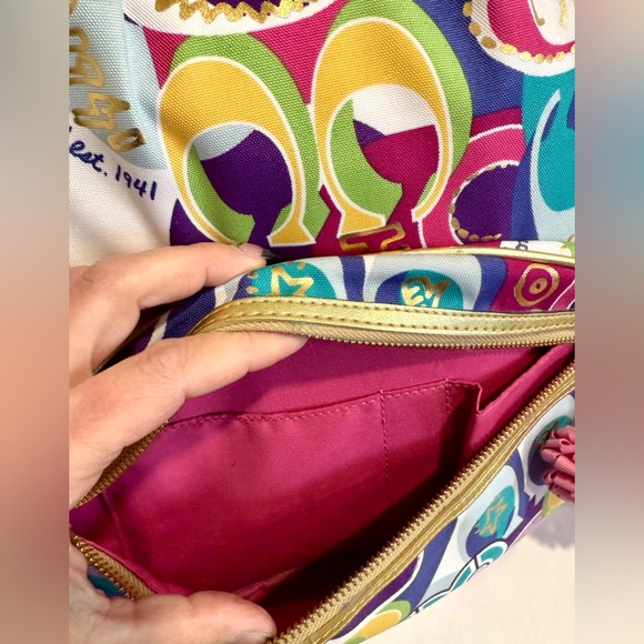 Coach Multicolor Patterned Backpack - Picture 11 of 16